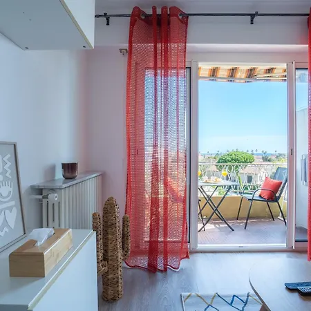 Vue - Terrasse Privee - Piscine - Entre Et Cannes Apartment Villeneuve-Loubet