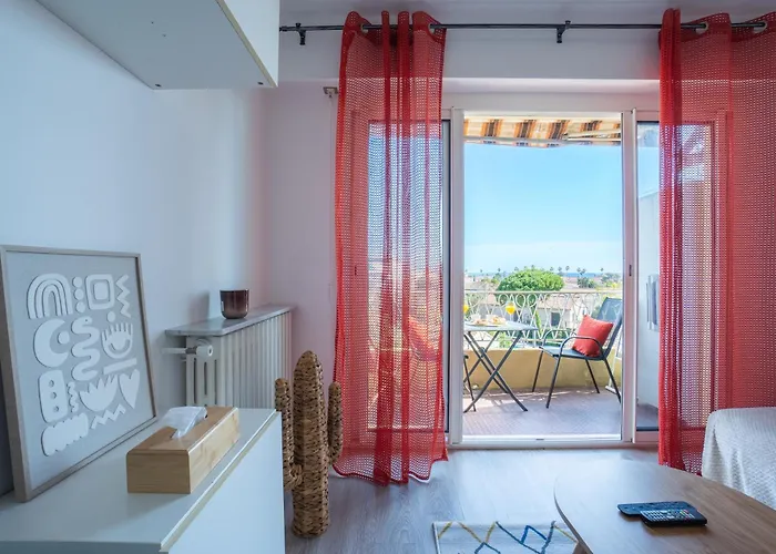 Vue - Terrasse Privee - Piscine - Entre Et Cannes Apartment Villeneuve-Loubet